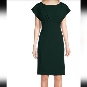 Dark Emerald Green Calvin Klein Dress - Size 10